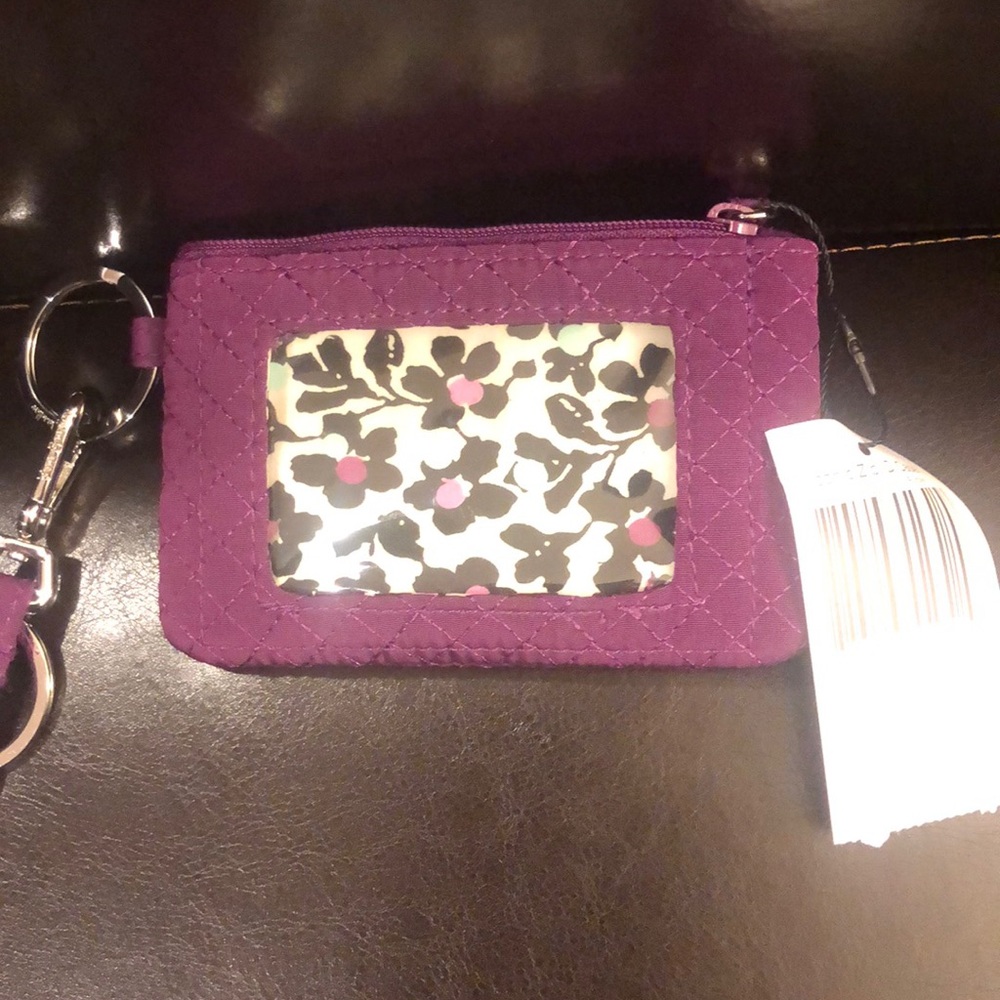 Purple Vera Bradley ID Holder
